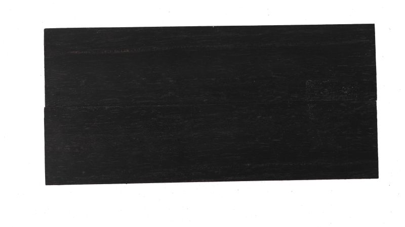 manche ébène noir ondé rare